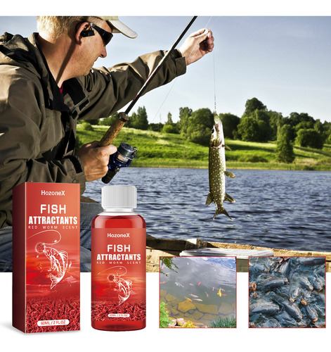 Cebo Líquido Red Worm, Señuelos Atrayentes Para Pesca