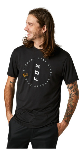 Imagen 3 de 3 de Remera Tecnica Fox - Clean Up Ss