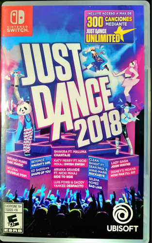 Just Dance 2018 Nintendo Switch Físico