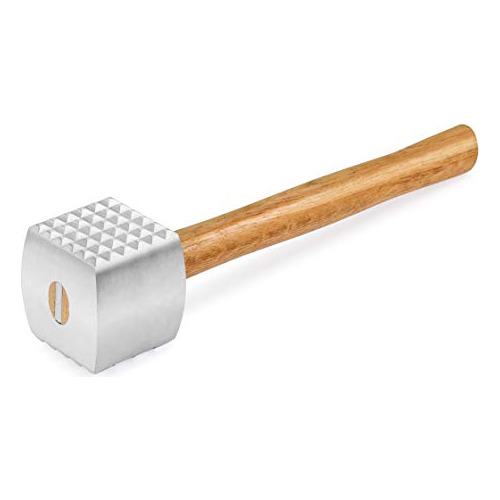 Martillo/pilón De Carne De Aluminio Mango De Madera - ...