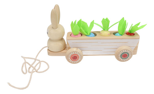 Juguetes Educativos De Madera Para Coche Con Forma De Zanaho