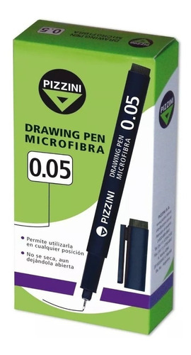 Estilografo Pizzini 0.05 Graduado Drawing Pen Microfibra