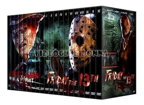 Freddy Vs. Jason Colección Dvd Saga Completa Latino Pack