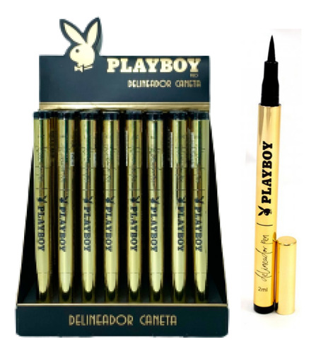 48 Caneta Delineadora Pro Hb99982 - Box Playboy Atacado Sj