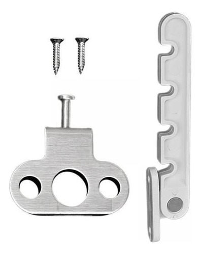 2 Casement Stay Window Restrictor Ganchos Gancho Corto