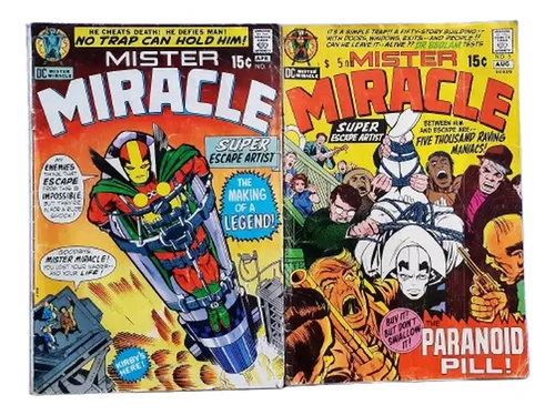 comprar Set De 2 Revistas En Ingles Mr Miracle 1971 Numeros 1 Y 3