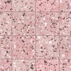 Imagem 1 de 3 de Papel De Parede Telhas De Granito Terrazzo. Textura De Piso
