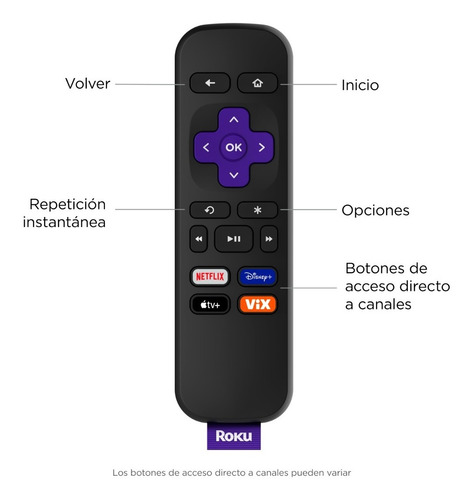 Imagen 5 de 6 de Roku Express 4k Streaming Netflix, Disney +, Direct Tv