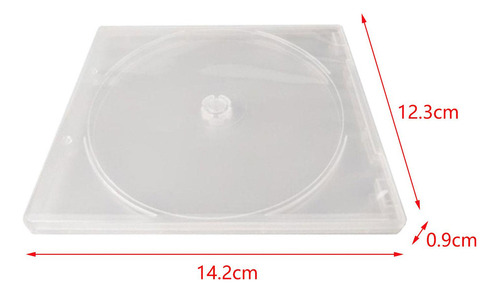 10 Piezas Fundas Transparentes For Cd Fundas Protectoras