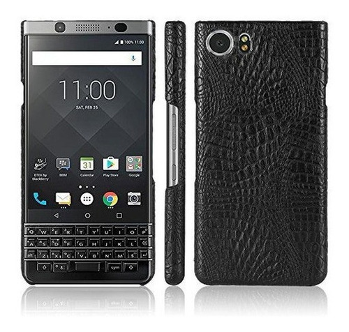 Funda Protectora De Cuero De La Pu Para Blackberry Keyone Ca