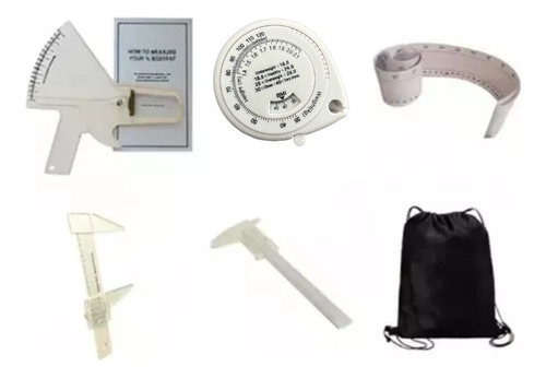 Kit Adipometro+cinta+2 Antropometros+tallimetro+envio