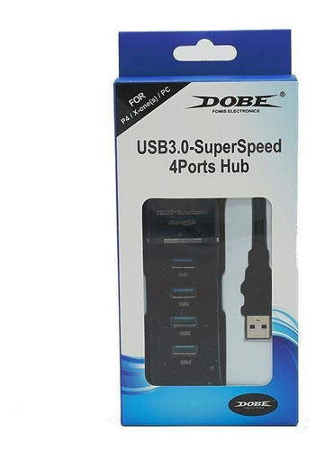 Hub Usb 3.0 De 4 Puertos Xbox One (s)/ps4/pc