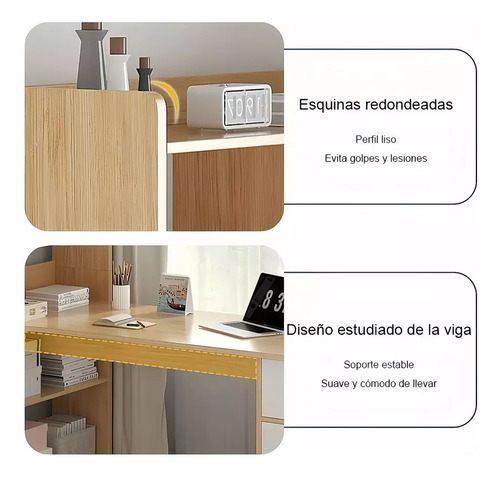Escritorio Con Librero Ejecutivo Para Computadora Moderno
