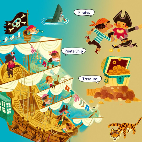 Mala de quebra-cabeça Pirate's Treasure - Mideer - Quebra-cabeças
