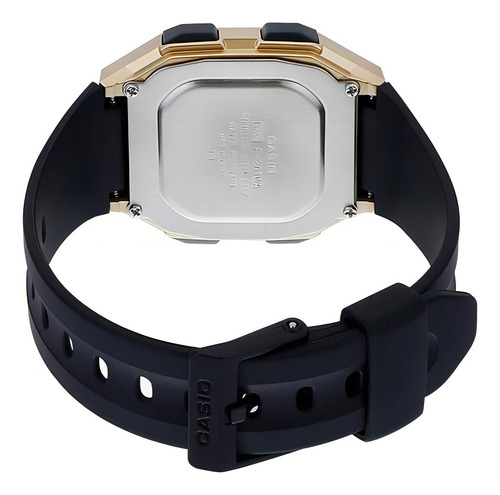 Reloj Hombre Casio F-201wam-9a Dorado Digital