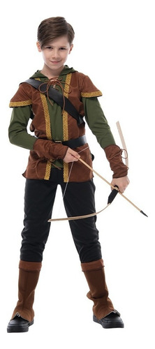 Fantasia De Halloween Arqueiro Caçador Robin Hood Medieval