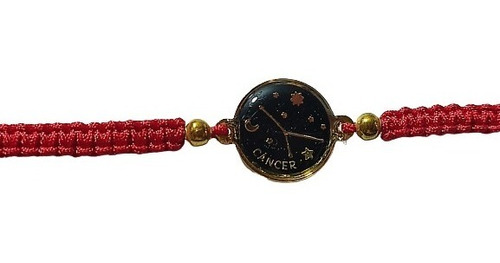 Pulsera Manilla Brazalete Tejida Zodiaco Cancer