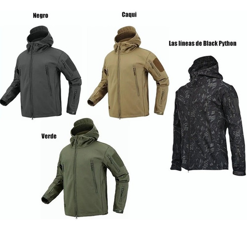 Chamarra Tactica Militar Hombre Chamarra Moda Fresca Ropa | Meses sin  intereses