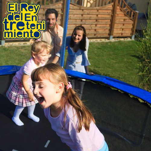 Imagen 3 de 7 de Cama Elástica Trampolín 183+ Cobertor + Red Colores - El Rey