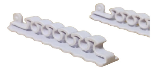 Clips De Soporte Para Cables Blanco - Paquete De 2 Clips