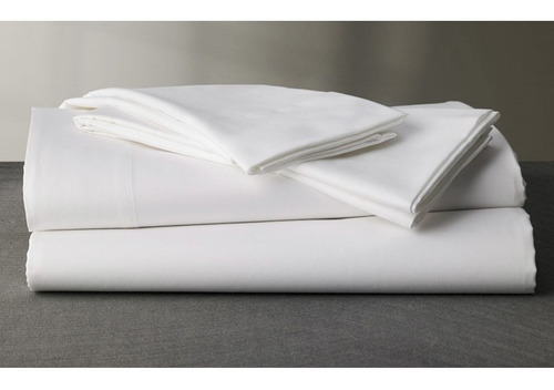 Imagen 4 de 7 de Funda De Almohada 100 % Algodon Percal 50x80 Cm Blanco 80x50