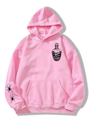 Buzo Poison Araña Urban Pastel Kawaii Aesthetic Hoodie Dark