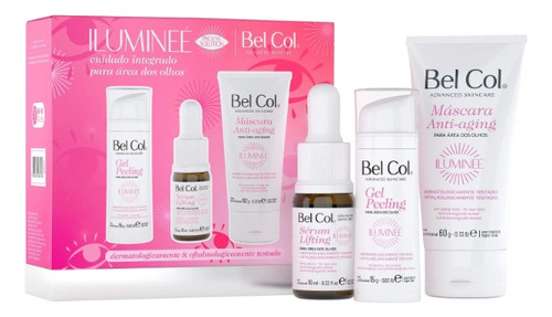 Bel Col Kit Box Iluminée Eye Repair Área Dos Olhos Olheiras Momento de aplicação Dia/Noite Tipo de pele Todo tipo de pele