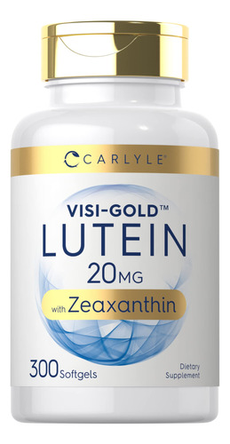 Suplemento Carlyle De Luteína Y Zeaxantina 20 Mg 300 Cápsula