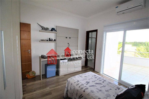 Imagem 27 de 30 de Casa Com 3 Dormitórios À Venda, 309 M² Por R$ 2.000.000,00 - Condomínio Villa Lobos - Paulínia/sp - Ca0801