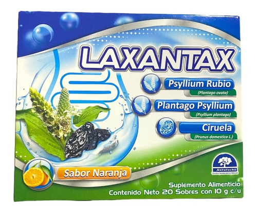 Laxantax Alivio Estreñimiento Suplemento 20 Sobres 10gr Cu