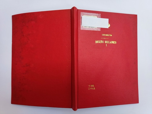 Libro Diseño Mecánico 1 Dehmlow & Kiel 159c4 (Usado)