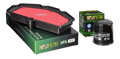 Kit Filtros Kawasaki Versys 650 Aire Aceite Hiflofiltro Ryd