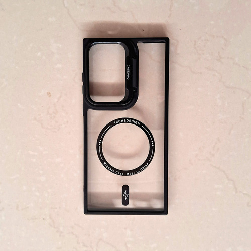 Funda Para Samsung S24 Ultra Apta Magsafe Con Stand De Apoyo Negro