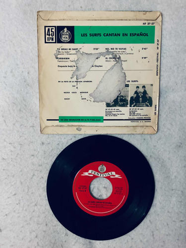 Les Surfs Cantan En Español Lp Vinyl Vinilo Ed España 1964 (Usado)