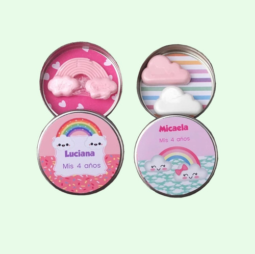 Latita Con Jabon Arcoiris