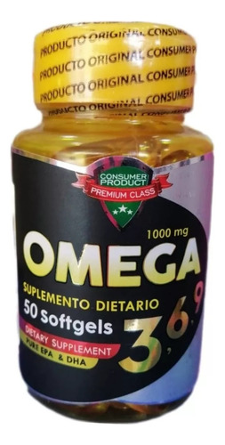 Omega 3 6 9 X 50 Softgel - Unidad a $40800