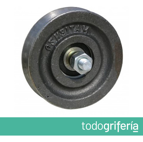 Rueda Liviana Con Rulemanes 6200 Y Perno 151-l60