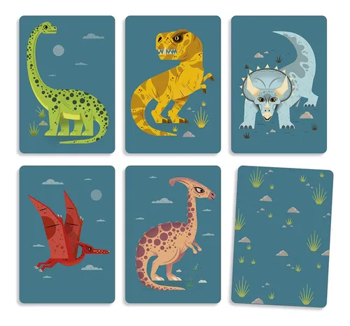 Dino Draft Juego De Caja Djeco 2 A 5 Jugadores +6-99 Años