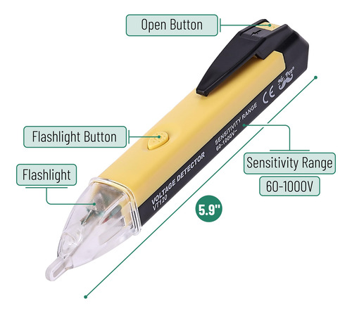 Probador De Voltaje Mr. Pen Modelo Sin Contacto Eléctrico