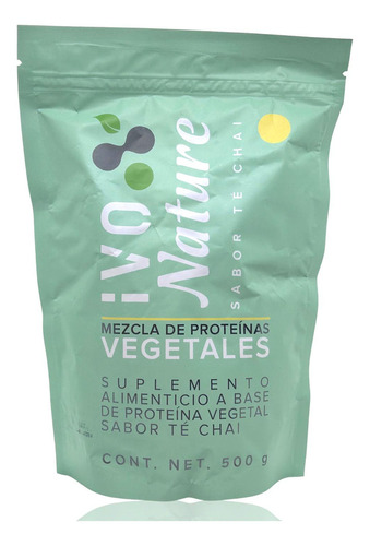 Proteína Vegetal Chai 500 G Ivo Nature Mezcla De Proteínas