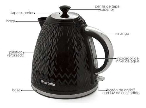 Hervidor Eléctrico 1,7 Litros Ursus Trotter