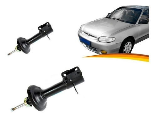 Amortiguador Trasero Para Hyundai Accent 1.3 1997 / 2003 Par