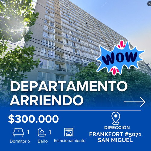 Departamento En Arriendo En Frankfort 5071, San Miguel.
