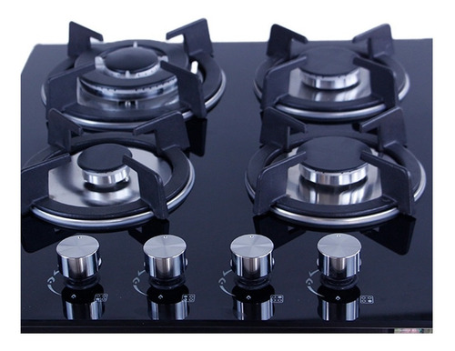 Imagen 4 de 4 de Parrilla a gas Gutstark mkz-parrillatemp4 negra 120V