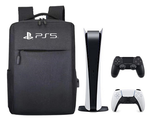 Bolsa Mochila Transporte Para Playstation 5 Ps4 Bag Preta