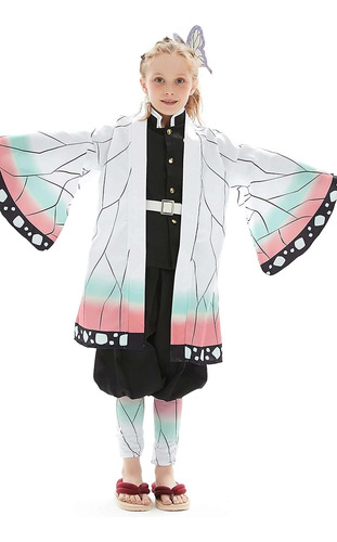 Lofeery Kids Kochou Shinobu Capa Disfraz Kimono Trajes Tsuyu