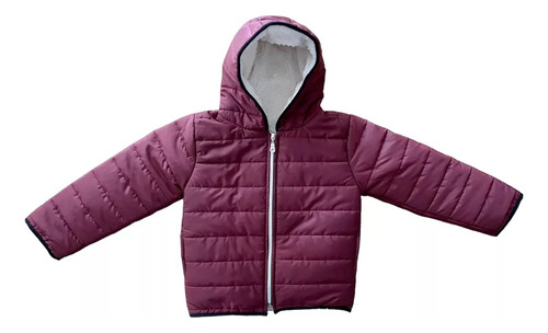 Campera Super Abrigada Con Piel Corderito Interno Niño Niña