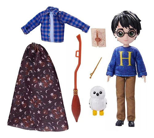 Harry Potter Y Hedwig Lechuza Spin Master Gift Set Muñeco