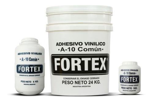 Adhesivo Vinilico / Cola Vinilica Fortex A10 X 1 Kg
