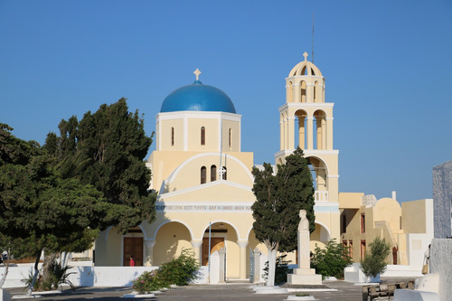 Oia-s-church-santorini-greece Fotografia